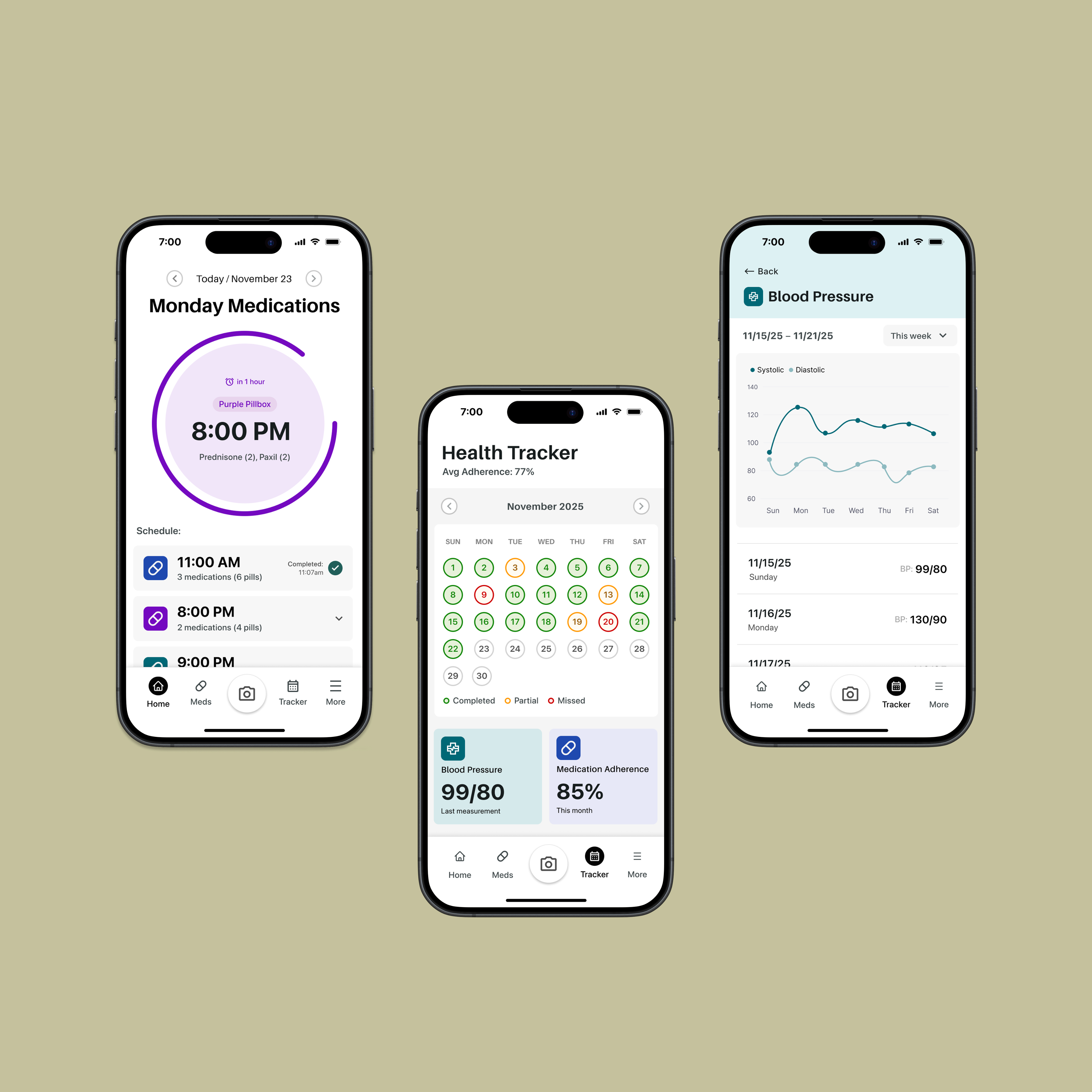 blurry photo of sunset over ocean with logo on top